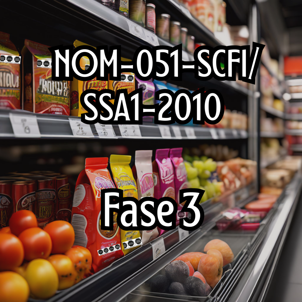 Fase 3 de la NOM-051-SCFI/SSA1-2010