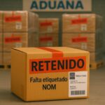 ¿Qué pasa si importas sin etiquetado NOM? Evita retenciones