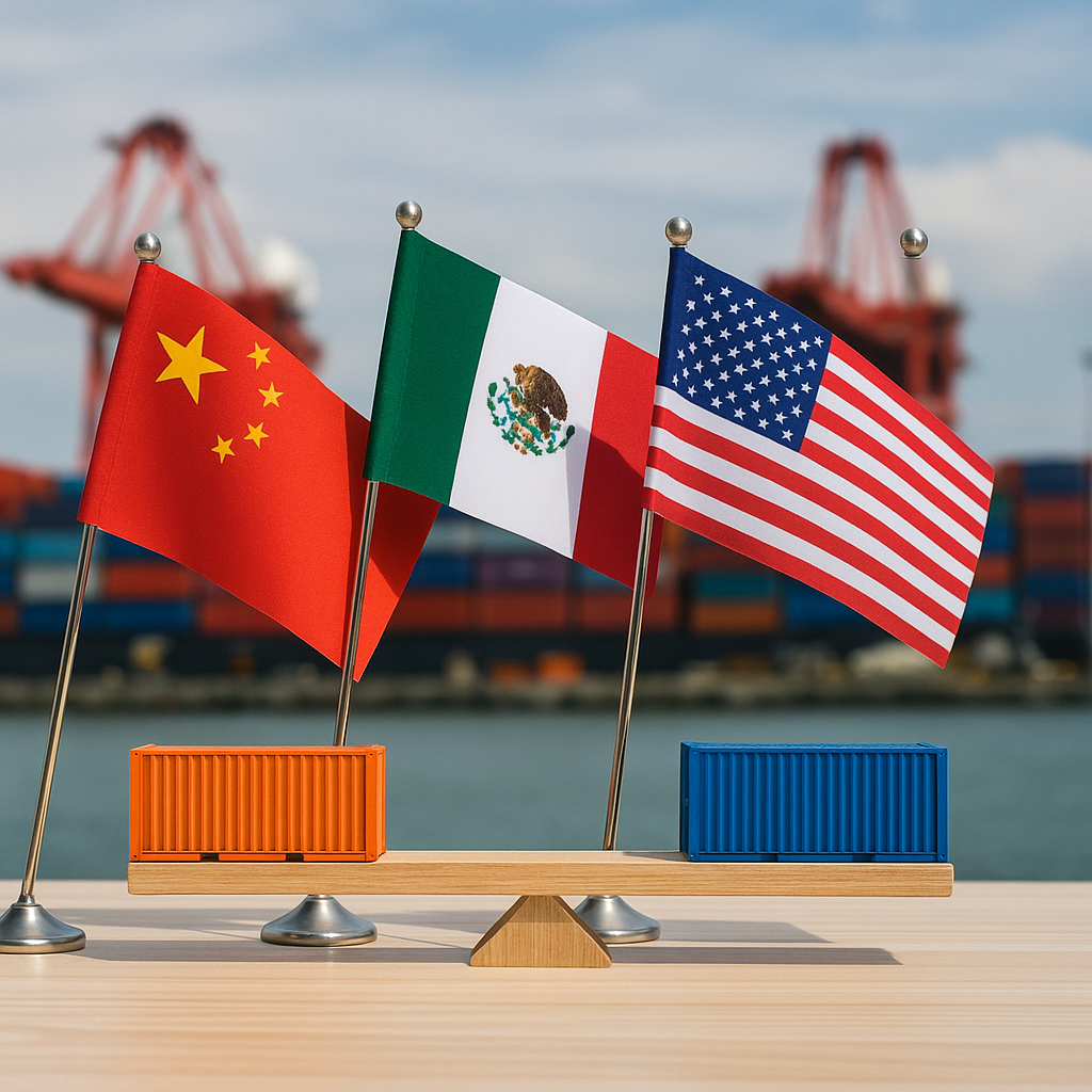 Relación comercial actual de China, México y EE.UU: Nuevos aranceles